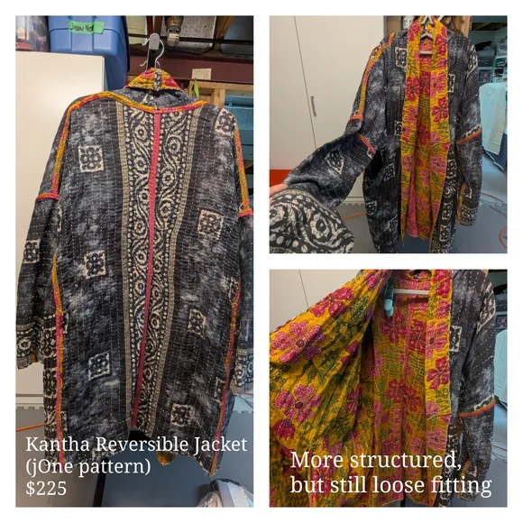 Reversible Kantha Jacket - Picture 1 of 4